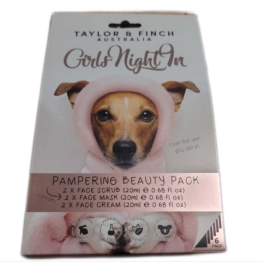 TAYLOR & FINCH AUSTRALIA "Girls night in" pampering beauty pk scrubs masks cream